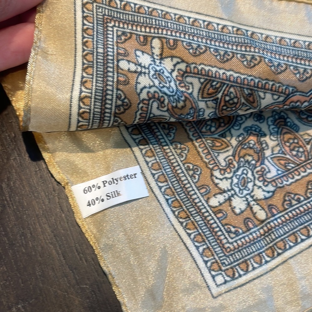 Silk Polyester Scarf - Picture 2 of 2
